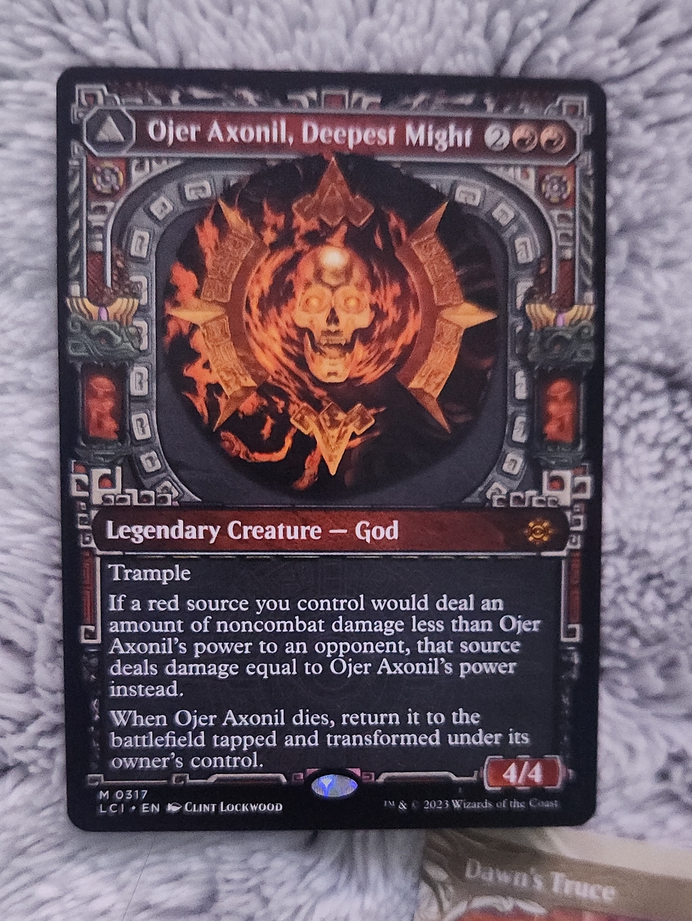 Ojer Axonil Trading Card - Red